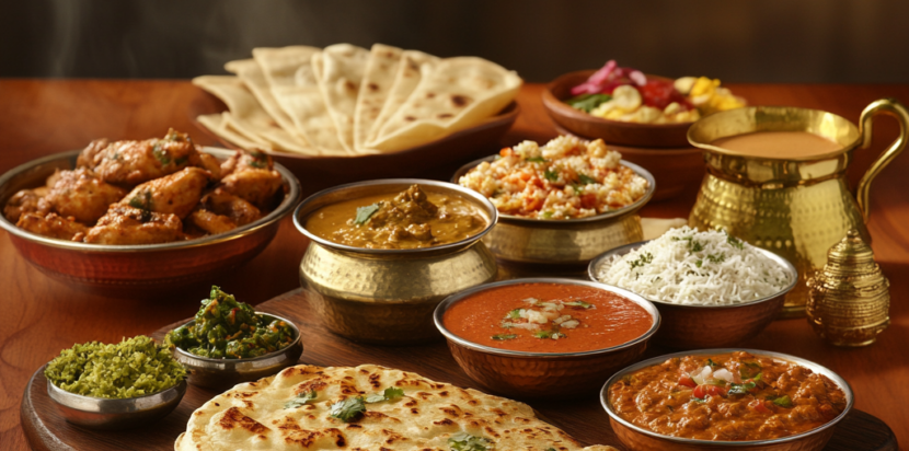 Indian food dishes