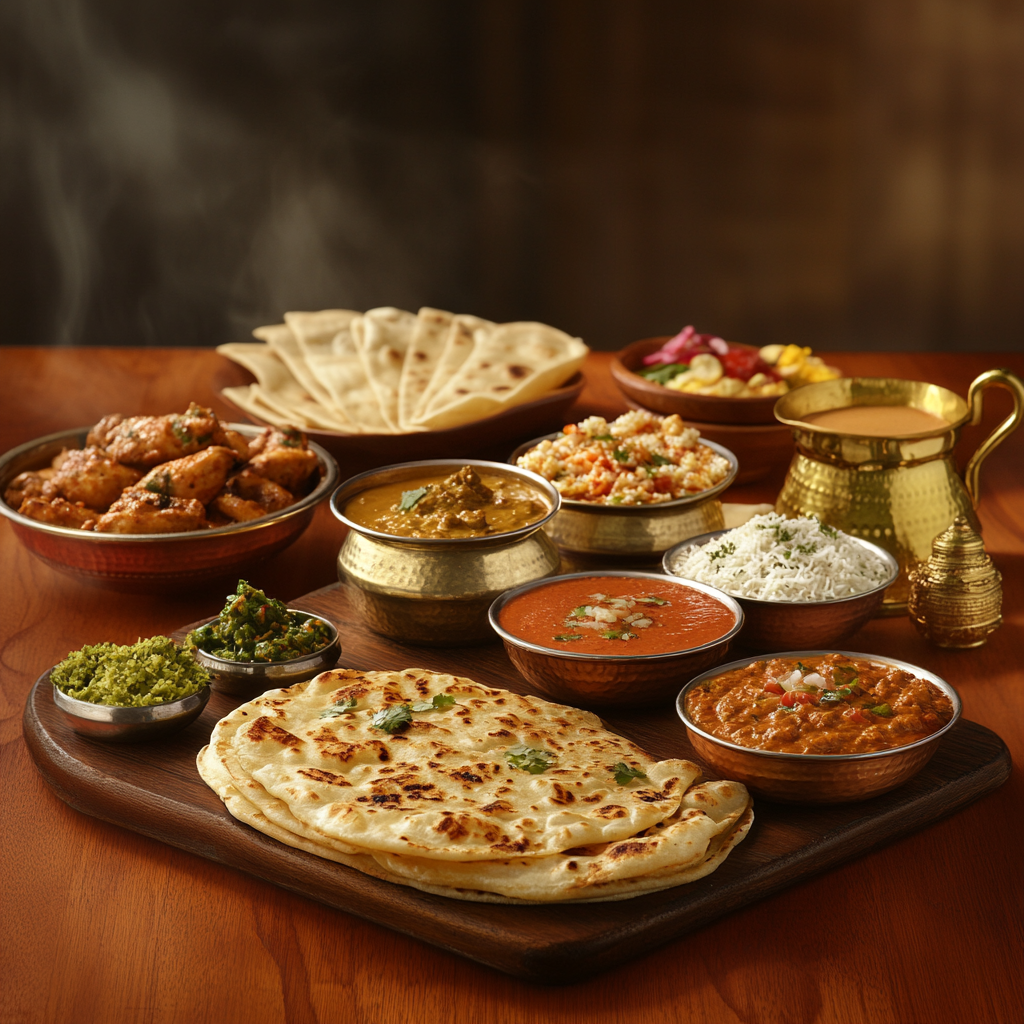 Indian food dishes