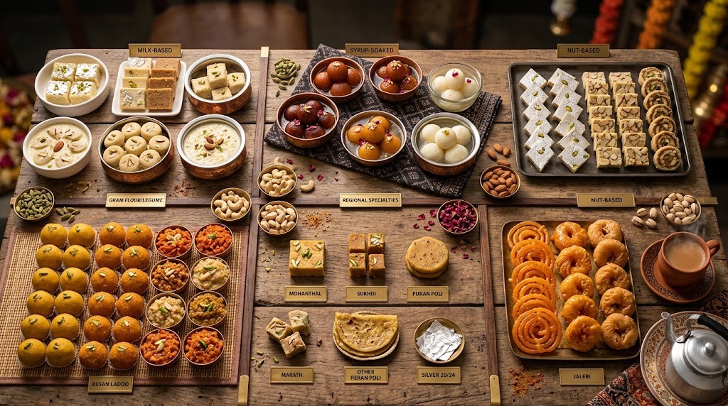 The Major Categories of Indian Sweets A Breakdown by Preparation Method