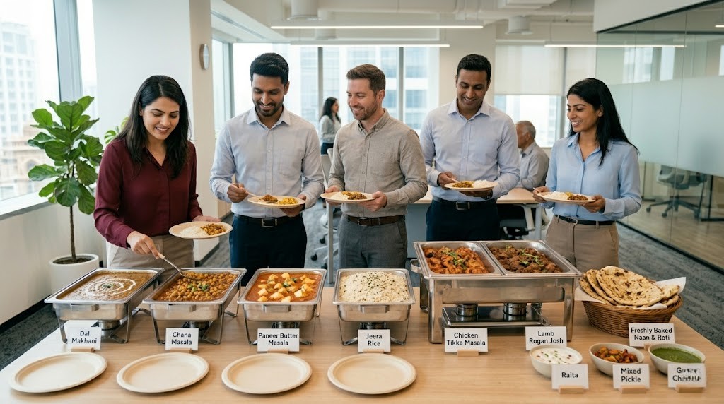 Why Is Authentic Indian Food the Ideal Corporate Catering Solution