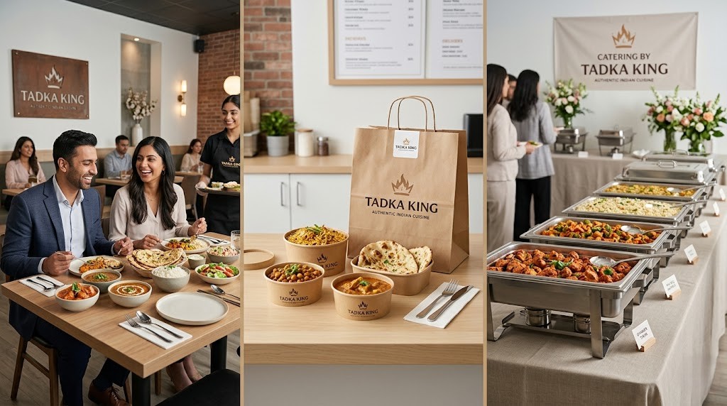 Dine-In vs Takeout vs Catering How to Choose the Right Indian Food Option at Tadka King Brampton
